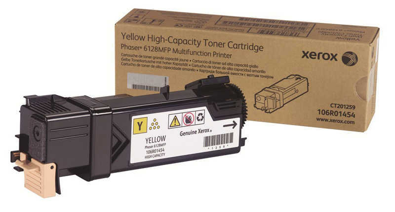 Xerox 6128 (106R01458) Sarı Orjinal Toner