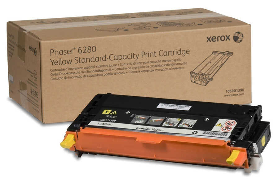 Xerox 6280 (106R01390) Sarı Orjinal Toner