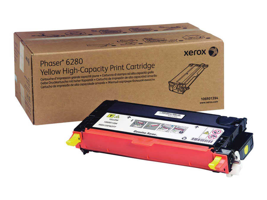 Xerox 6280 (106R01402) Sarı Orjinal Toner 
