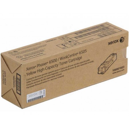 Xerox 6500 (106R01603) Sarı Orjinal Toner Xerox 6500 (106R01603) Sarı Orjinal Toner
