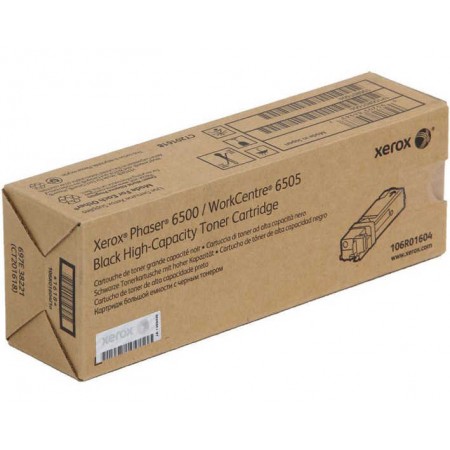 Xerox 6500 (106R01604) Siyah Orjinal Toner Xerox 6500 (106R01604) Siyah Orjinal Toner