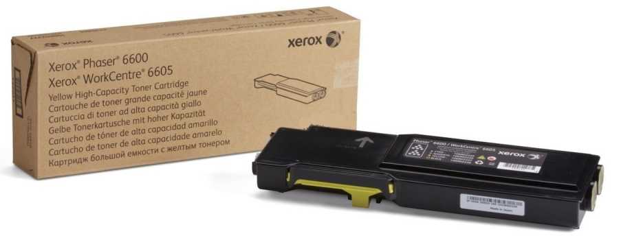 Xerox 6600 - (106R02235) Sarı Orjinal Toner Yüksek Kapasiteli