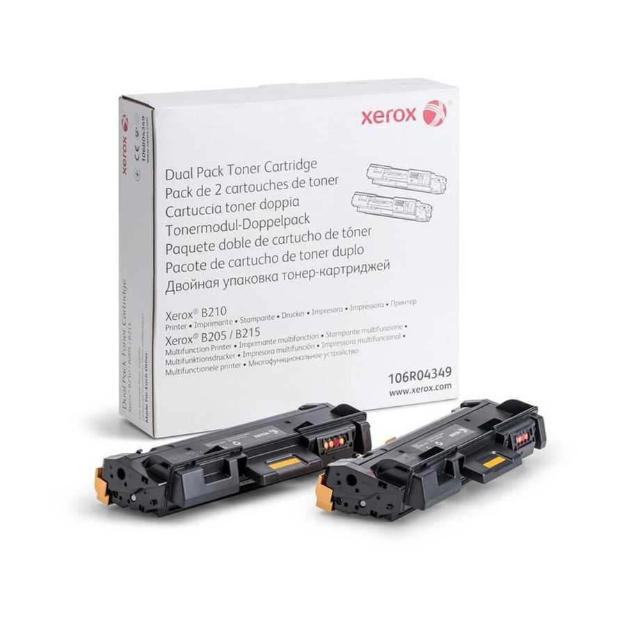 Xerox B210-B205-B215 (106R04349) 2'li Paket Orjinal Toner