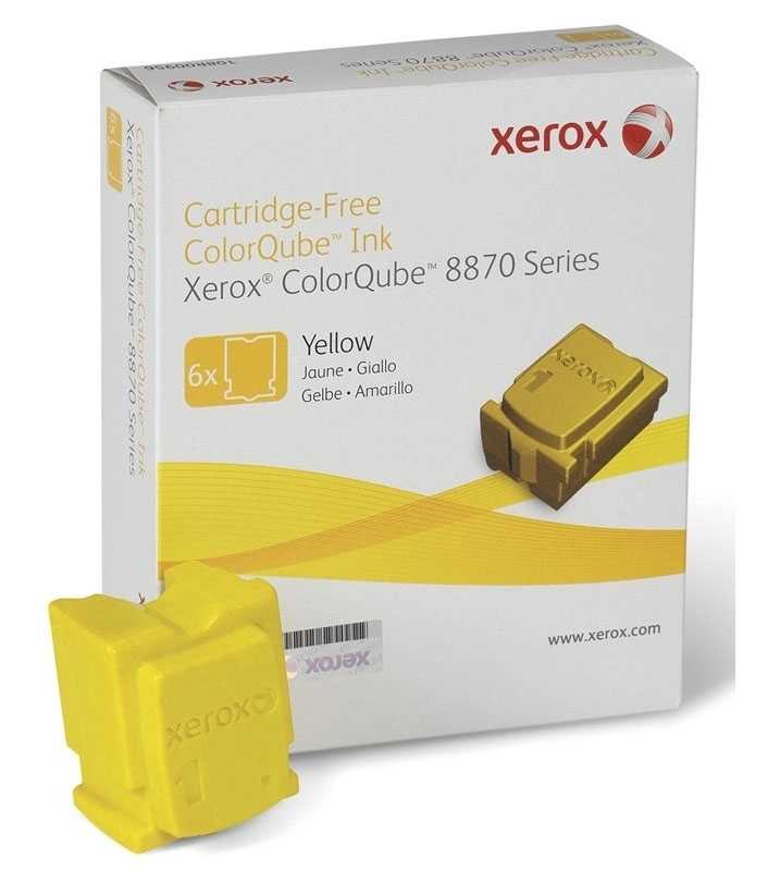 Xerox ColorQube 8870 - (108R00960) Sarı Orjinal Katı Mürekkep 6Lı