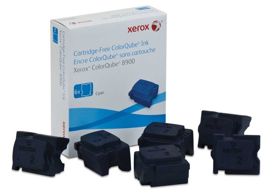 Xerox ColorQube 8900- (108R01022) Mavi Orjinal Katı Mürekkep 6Lı