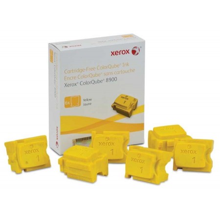 Xerox ColorQube 8900- (108R01024) Sarı Orjinal Katı Mürekkep 6Lı Xerox ColorQube 8900- (108R01024) Sarı Orjinal Katı Mürekkep 6Lı