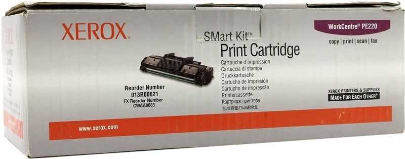 Xerox PE220 (013R00621) Siyah Orjinal Toner