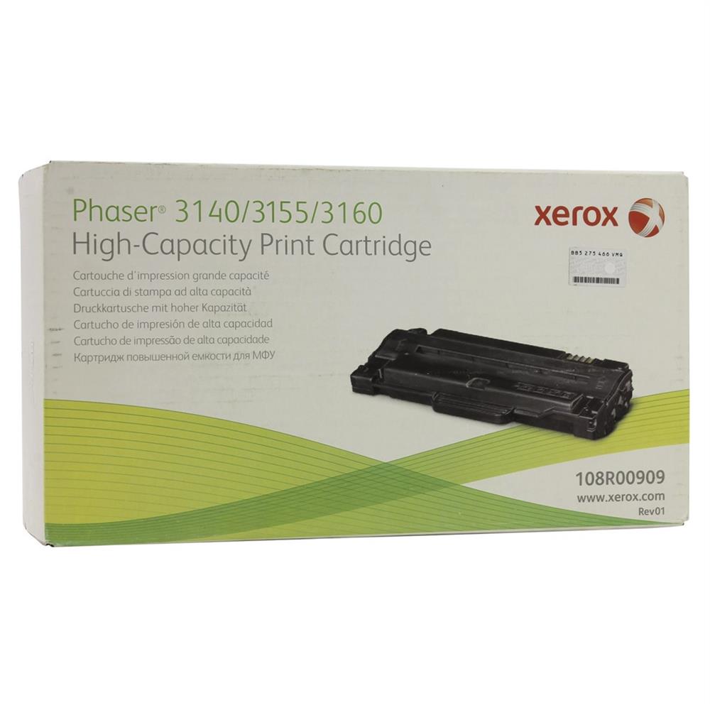 Xerox Phaser 3140 (108R00909) Kutusu Hasarlı Siyah Orjinal Toner Yüksek Kapasiteli