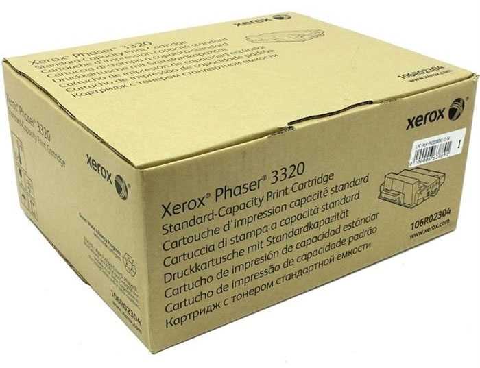 Xerox Phaser 3320 Standart Kapasite Siyah Orjinal Toner