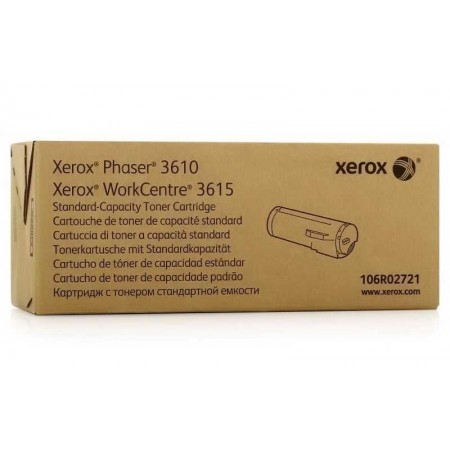 Xerox Phaser 3610-WC 3615 Standart Kapasiteli Siyah Orjinal Toner Xerox Phaser 3610-WC 3615 Standart Kapasiteli Siyah Orjinal Toner