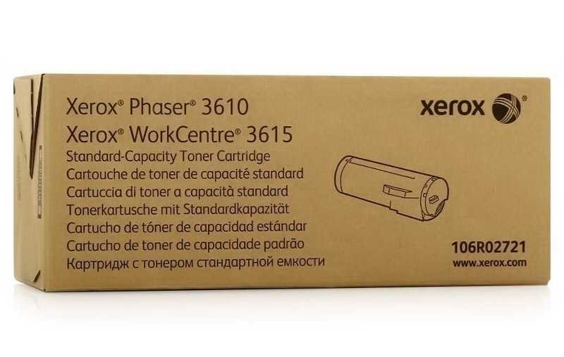Xerox Phaser 3610-WC 3615 Standart Kapasiteli Siyah Orjinal Toner