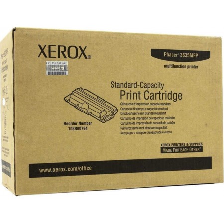 Xerox Phaser 3635MFP Standart Kapasite Siyah Orjinal Toner Xerox Phaser 3635MFP Standart Kapasite Siyah Orjinal Toner