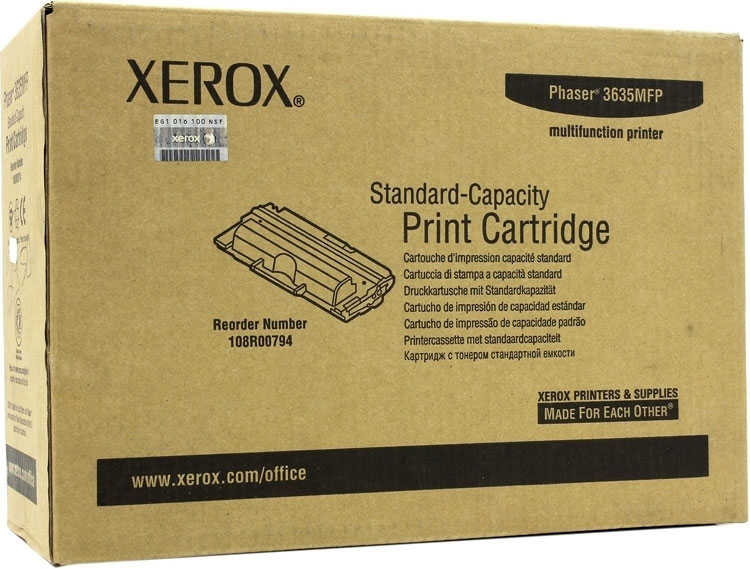 Xerox Phaser 3635MFP Standart Kapasite Siyah Orjinal Toner