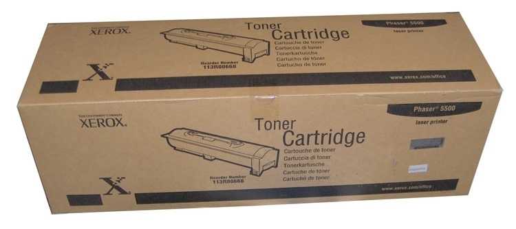 Xerox Phaser 5500 Siyah Orjinal Toner
