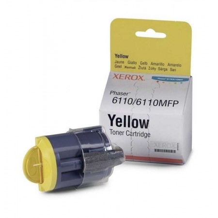 Xerox Phaser 6110-6110MFP Sarı Orjinal Toner Xerox Phaser 6110-6110MFP Sarı Orjinal Toner