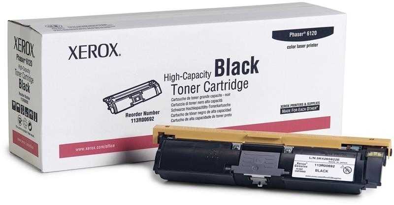 Xerox Phaser 6120-6115MFP Yüksek Kapasiteli Siyah Orjinal Toner
