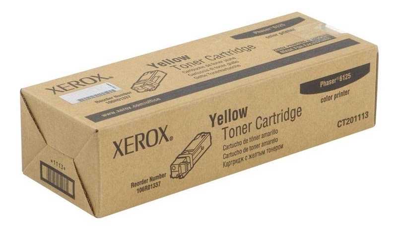 Xerox Phaser 6125 Sarı Orjinal Toner