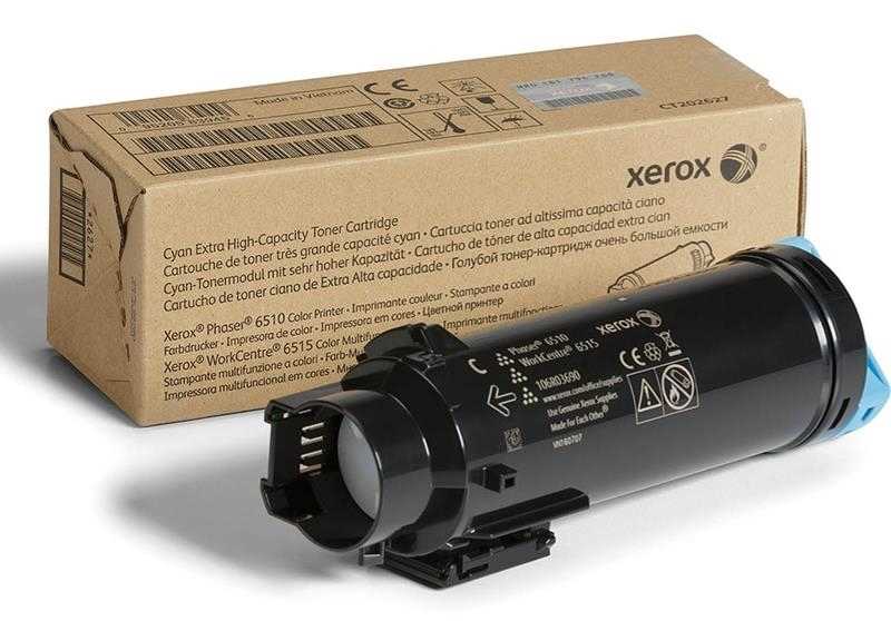 Xerox Phaser 6510 - (106R03693) Mavi Orjinal Toner Extra Yüksek Kapasiteli