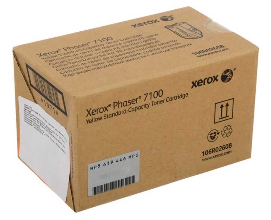 Xerox Phaser 7100 - (106R02608) Sarı Orjinal Toner