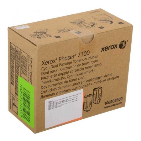 Xerox Phaser 7100 - (106R02609) Mavi Orjinal Toner 2Li Paket Xerox Phaser 7100 - (106R02609) Mavi Orjinal Toner 2Li Paket