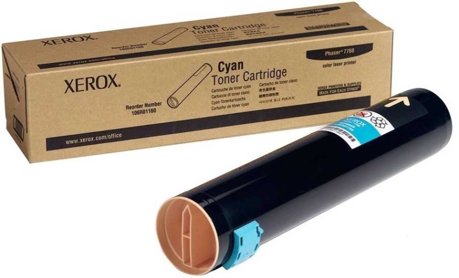 Xerox Phaser 7760 - (106R01160) Mavi Orjinal Toner