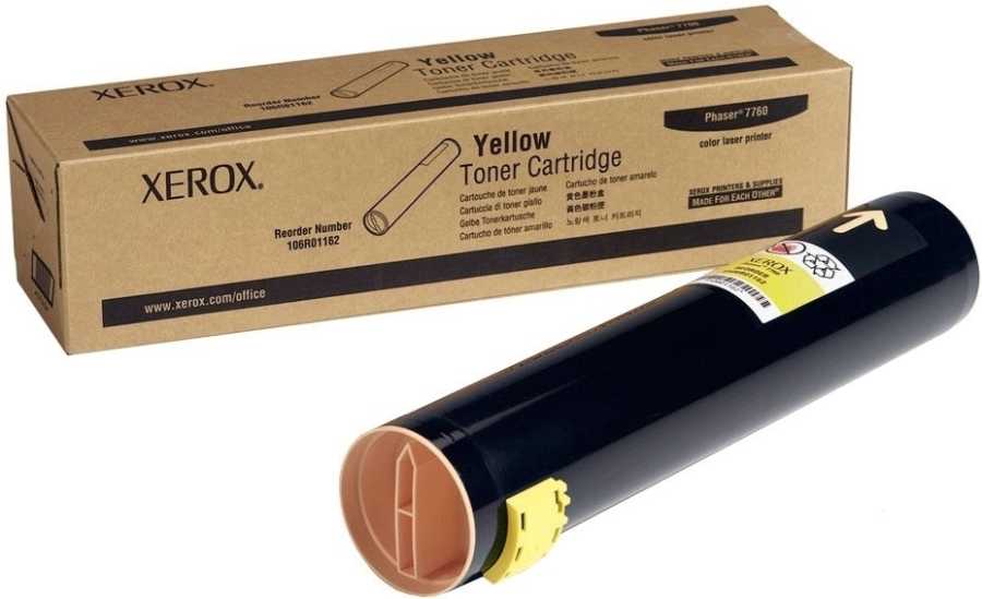 Xerox Phaser 7760 - (106R01162) Sarı Orjinal Toner