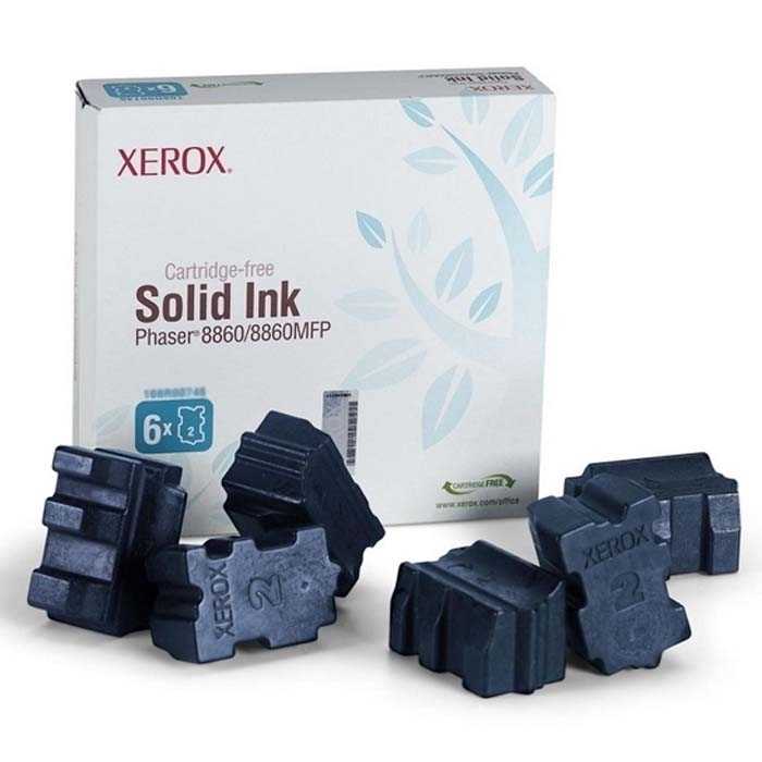 Xerox Phaser 8860 - (108R00817) Mavi Orjinal Katı Mürekkep 6Lı