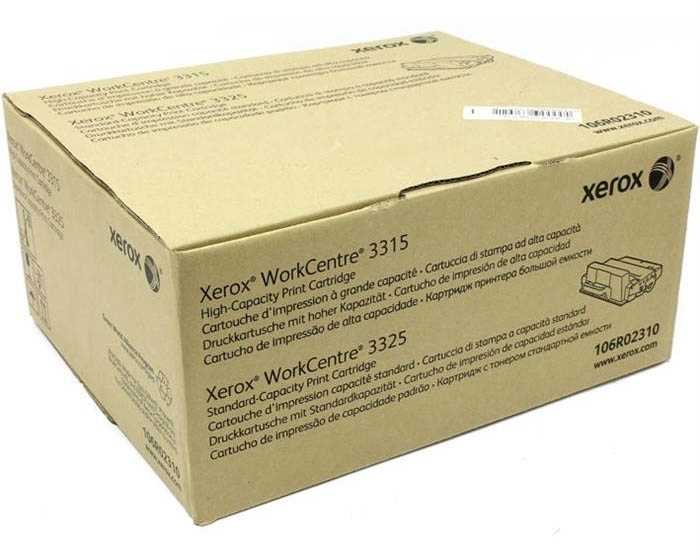 Xerox WorkCentre 3315-3325 (106R02310) Siyah Orjinal Toner Yüksek Kapasiteli