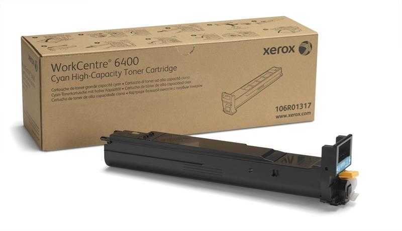 Xerox WorkCentre 6400 - (106R01317) Mavi Orjinal Toner Yüksek Kapasiteli