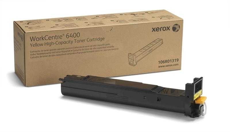 Xerox WorkCentre 6400 - (106R01319) Sarı Orjinal Toner Yüksek Kapasiteli